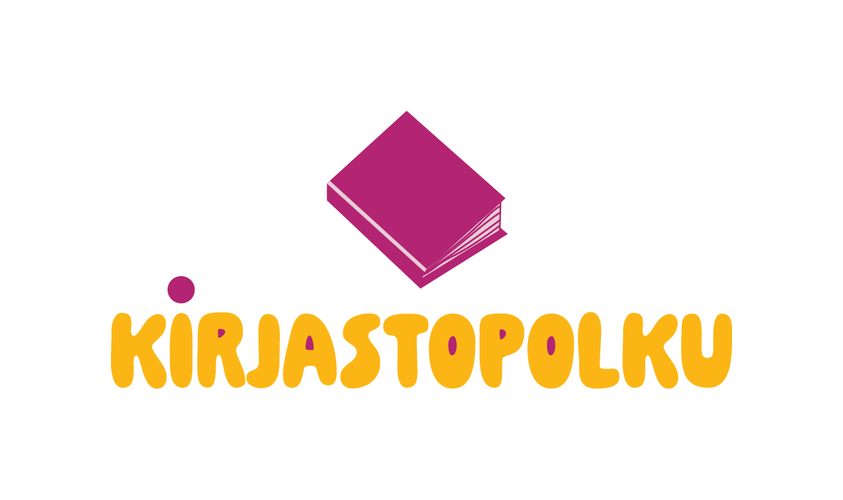 Logo jossa lukee kirjastopolku sekä kuva kirjasta